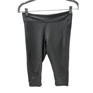 Under Armour Leggings Womens Size Small Elastic Waist Active Capri Gray